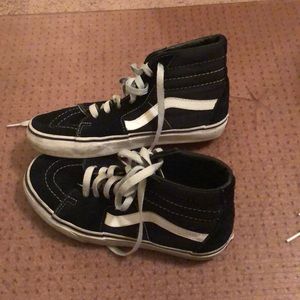 black high top vans